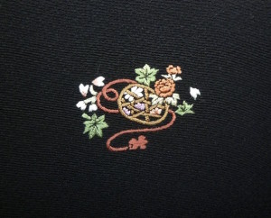 加賀紋の例：花籠