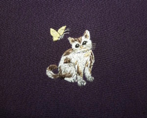 加賀紋の例：猫